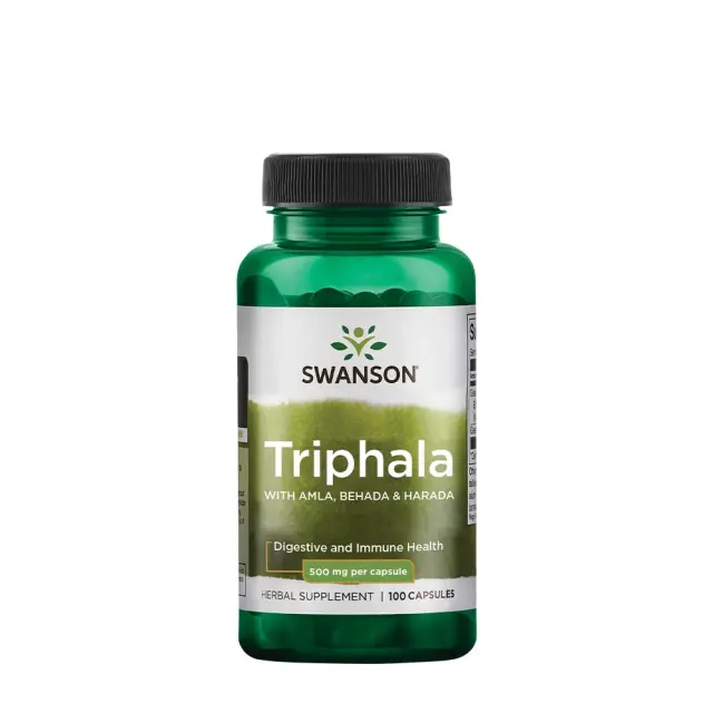 Swanson Triphala With Amla, Behada & Harada 500 mg