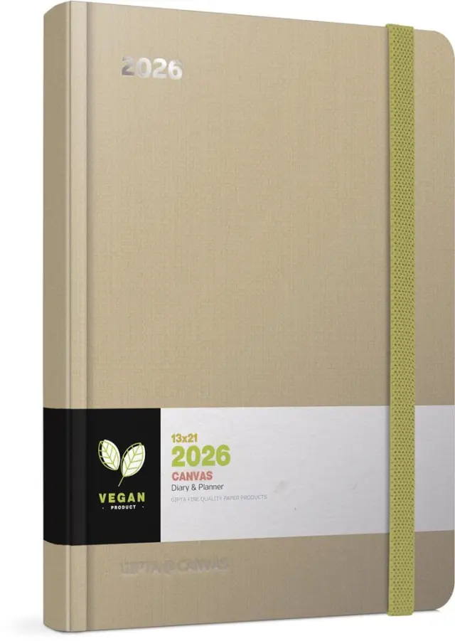 Ημερολόγιο 2026 Canvas Ημερήσιο 17x24 Μπλε / 626-1217-94 (Unipap)