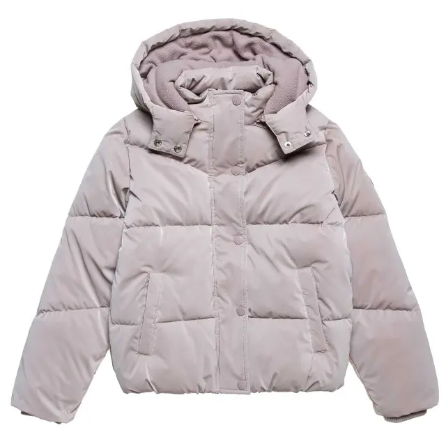 Μπουφάν φουσκωτό με fleece επένδυση