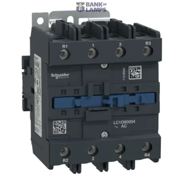 TeSys Deca contactor, 4P(4NO), AC-1, 440V, 125A, 220V AC 50/60 Hz coil
