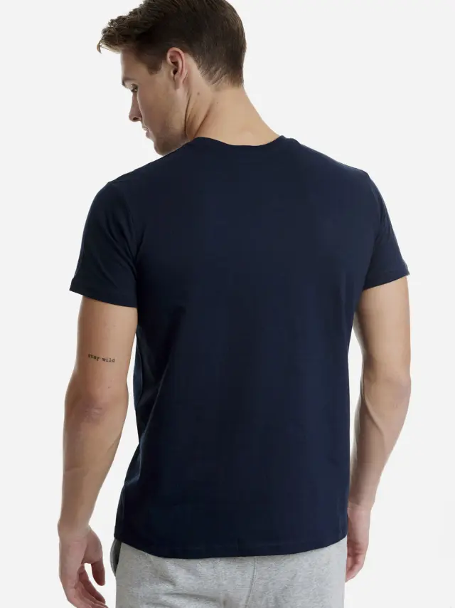 Walk ανδρικό βαμβακερό T-Shirt W1915-03 2