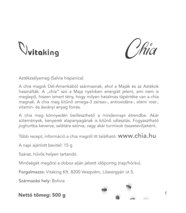 Vitaking Chia Seed 2