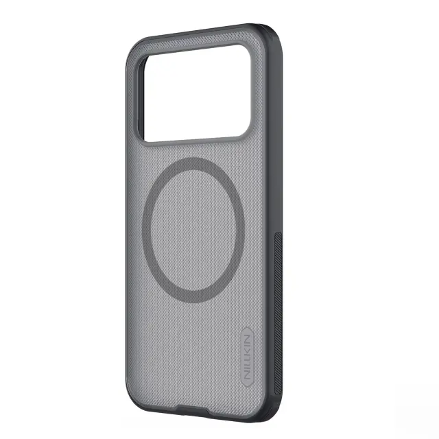 Nillkin Super Frosted PRO Magnetic Back Cover for Poco F8 Pro Transparent Black 2