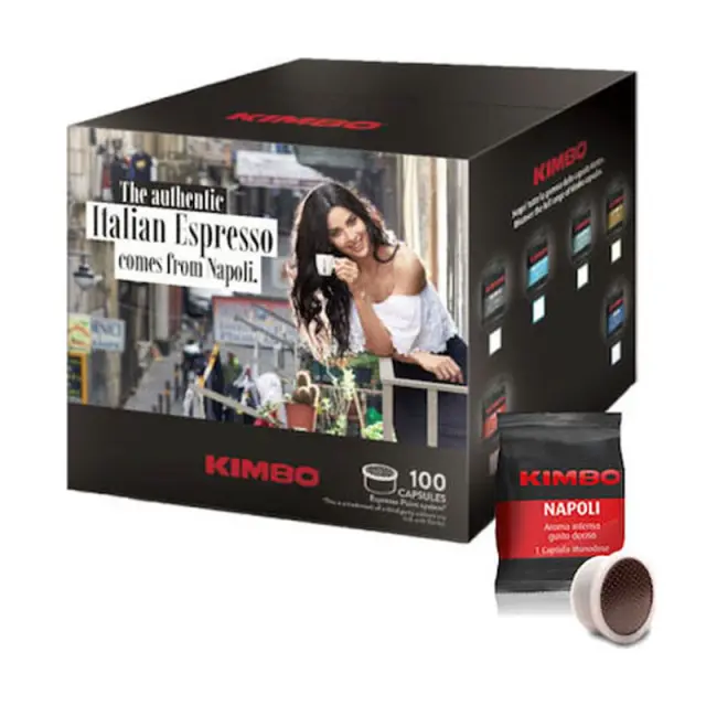 Kimbo Napoli Κάψουλες Συμβατές Lavazza Point 100caps