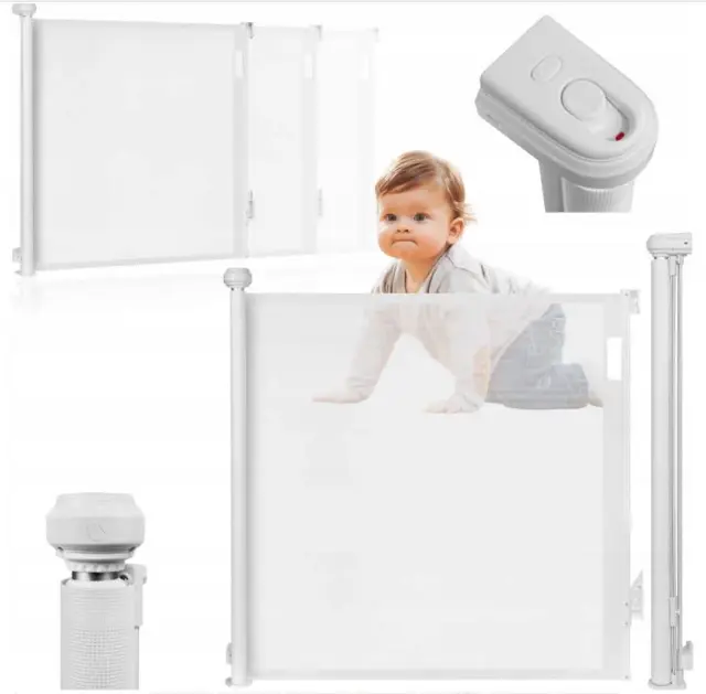 Lionelo Thea Πόρτα Ασφαλείας White έως 140cm 2