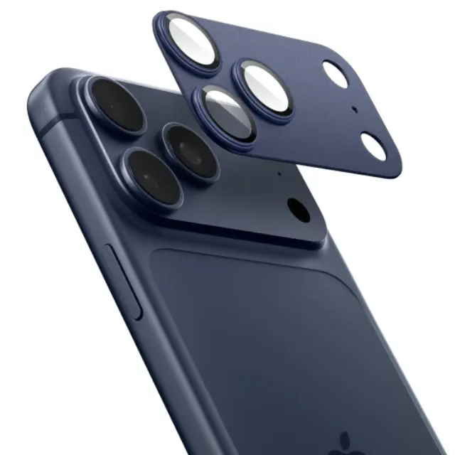 Προστασία Κάμερας Spigen Optik Pro XL Glass Ez Fit για Apple iPhone 17 Pro Max Μπλε 2