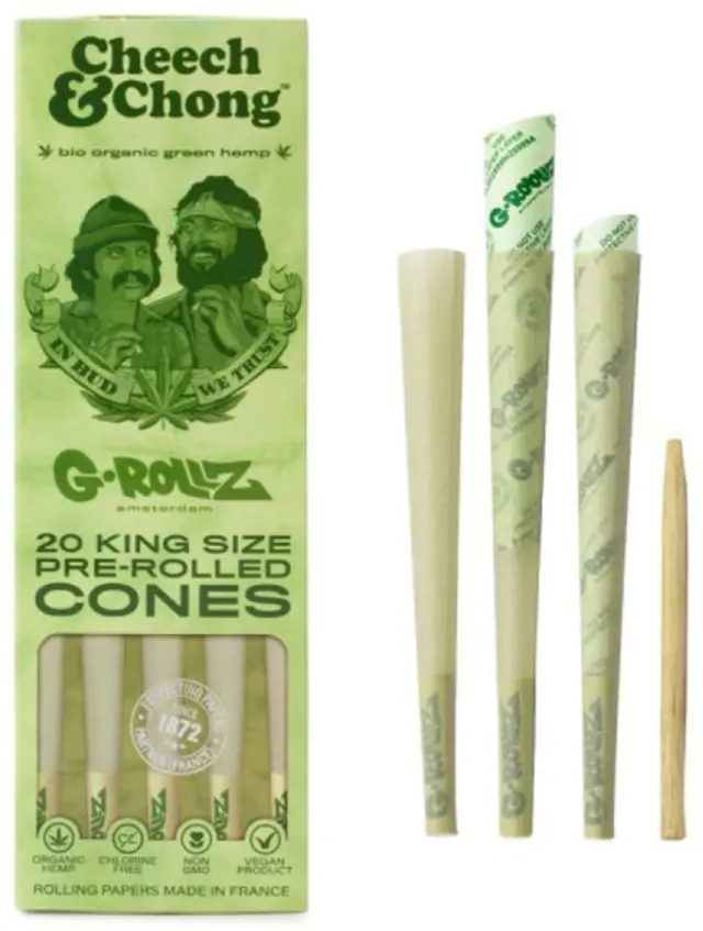 G-Rollz Cone Κώνος Green - King Size 20τεμ.