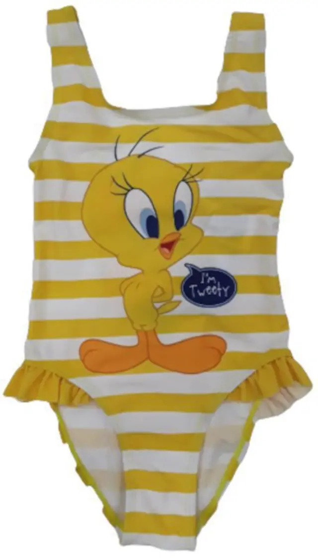 Ολόσωμο Μαγιό για Κορίτσι Tweety White Yellow 8080134 - 4-5 Υ (104-110cm)