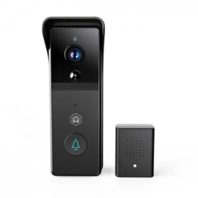 Smart Wi-Fi επαναφορτιζόμενη θυροτηλεόραση, με Full HD 1296p κάμερα, αισθητήρα κίνησης, νυχτερινή όραση και ασύρματο κουδούνι. 2