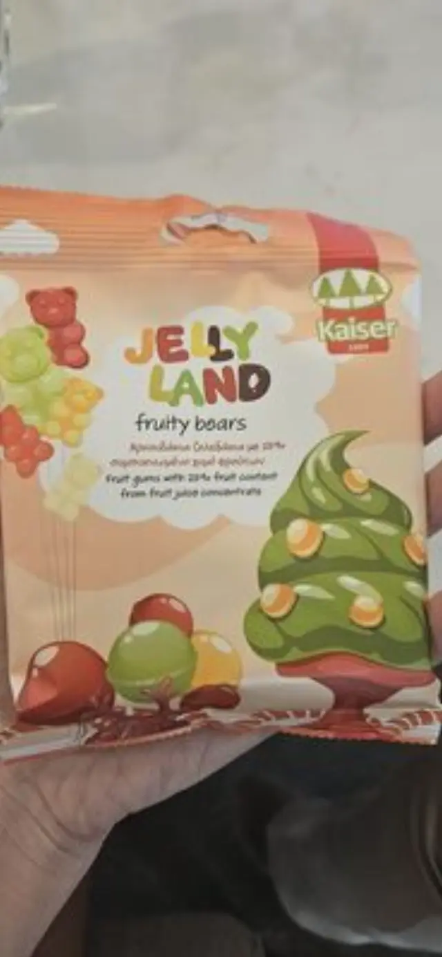 Kaiser 1889 Ζελεδάκια Jelly Land με Γεύση Λεμόνι / Passionfruit / Πορτοκάλι / Βατόμουρο / Ανανάς / Κεράσι 100gr