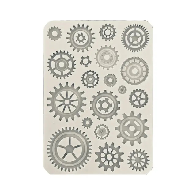 Καλούπι σιλικόνης A5, 15×21cm, Stamperia, Sir Vagabond in Fantasy World, Mechanisms