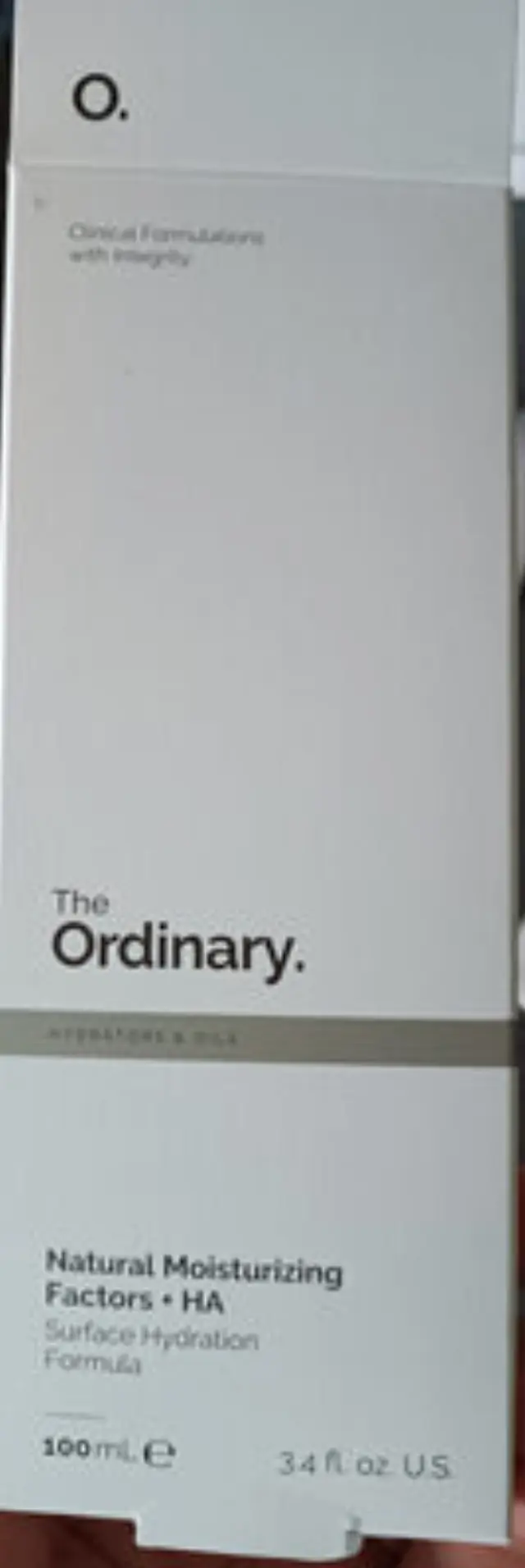 The Ordinary Natural Moisturizing Factors + HA, Ενυδατική Κρέμα Προσώπου με Υαλουρονικό Οξύ, 100ml