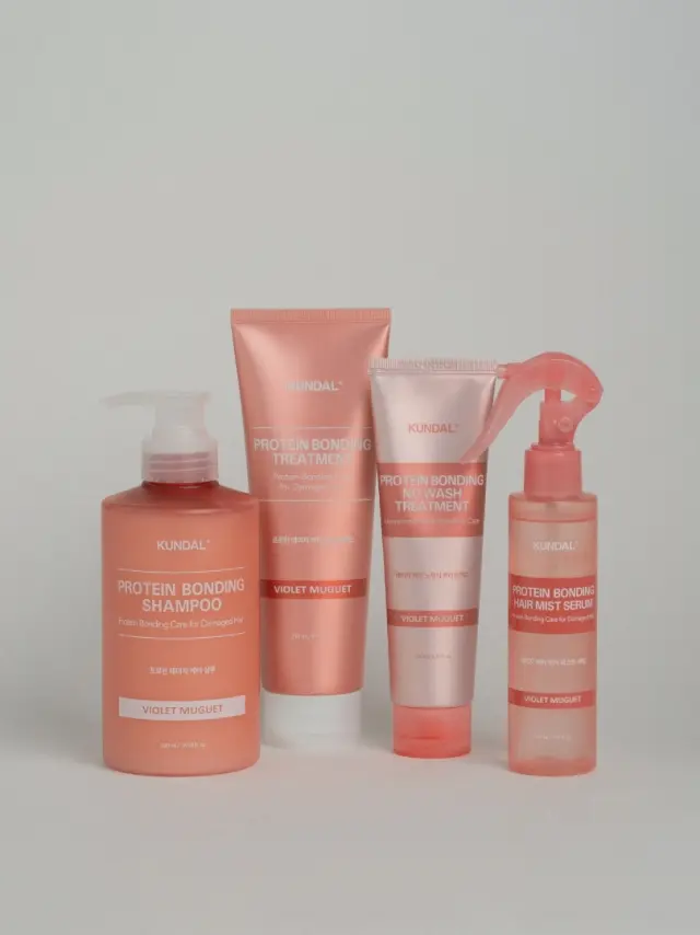 Kundal Protein Bonding Shampoo 500ml - Σαμπουάν για ταλαιπωρημένα μαλλιά με άρωμα Violet Muguet 2