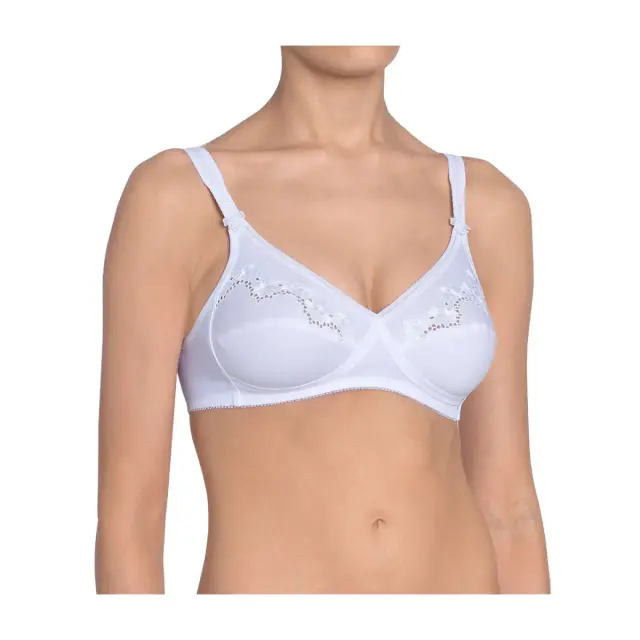 Triumph Γυναικείο Σουτιέν Elasti Cross + Cotton N, Χρώμα Λευκό - 80C