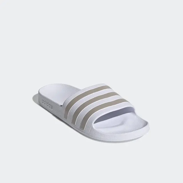 Adidas Adilette Slides Cloud White / Platinum Metallic EF1730 - 37 2