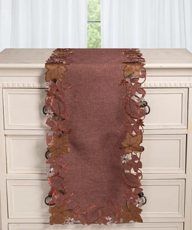 Τραβέρσα 19315 (38cm x 172cm) κεραμιδί - -