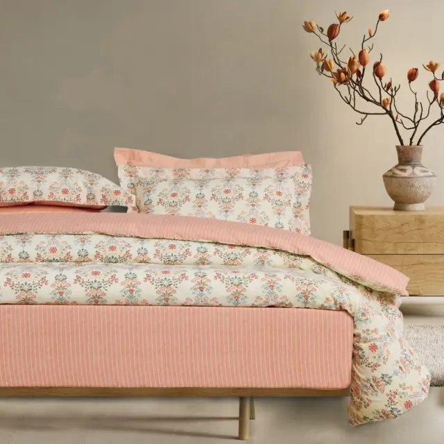 Σετ Σεντόνια 120x200+35 Μονά Casual Das Home 5455 Multicolor Με Λάστιχο70% Βαμβάκι-30% Πολυέστερ