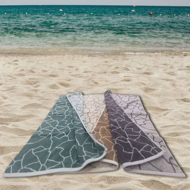 Πετσέτα Θαλάσσης Stone 450gsm Γκρι 86 x 160 cm Γκρι 86 x 160 cm