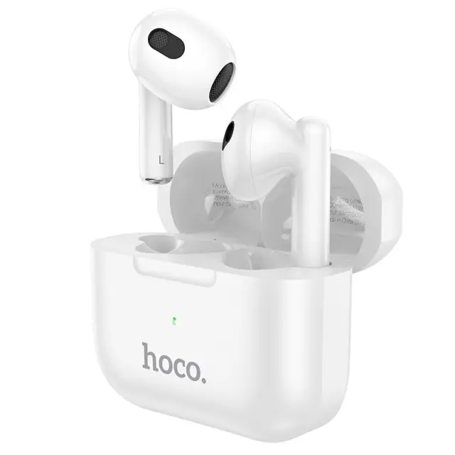 Wireless Hands Free Hoco EW30 Intelligent V5.3 300mAh με Εναλλαγή Master/Slave και 3.5 Ώρες Ομιλίας Λευκά 3
