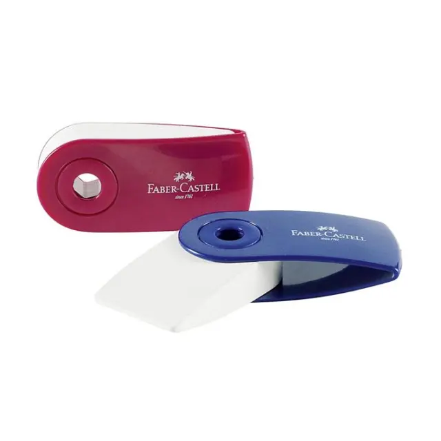 Γομολάστιχα Faber Castell Sleeve Mini Red-Blue 182411