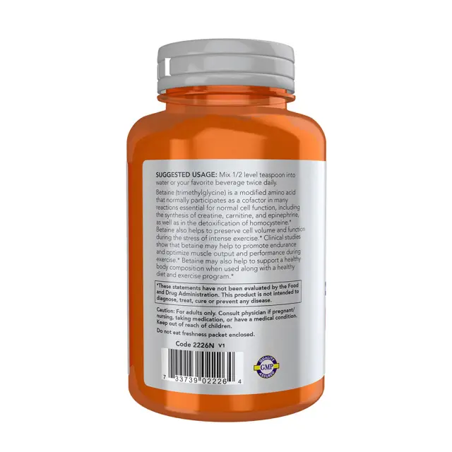 Now Foods Betaine Powder 3