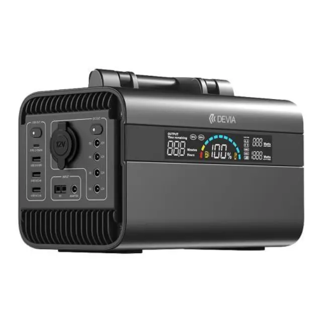 Φορητός Σταθμός Παραγωγής Ενέργειας Devia BPS-600M 600W Guardian Μαύρο N63432