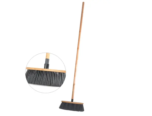 Σκούπα Homea με λαβή από ξύλο Bamboo, με ύψος 118cm MEN148 3