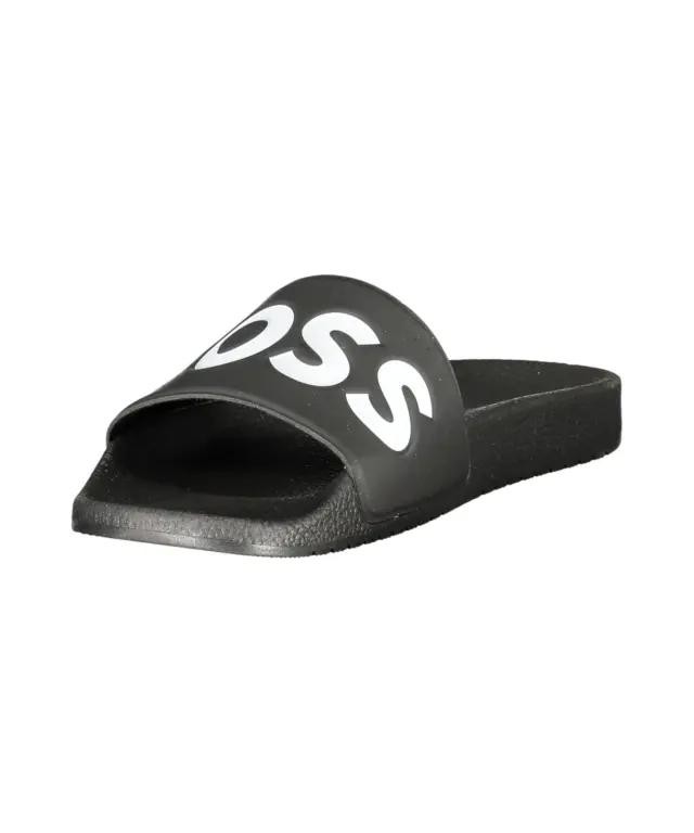 Hugo Boss - Ανδρικές Παντόφλες Aryeh 50536835-002 Μαύρο 3