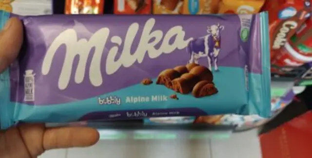 Milka Σοκολάτα Bubbly Alpine Milk 100 gr