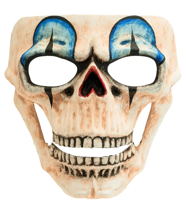 Αποκριάτικο Αξεσουάρ Μάσκα Clown Skull (Widmann) (W-08475) 2