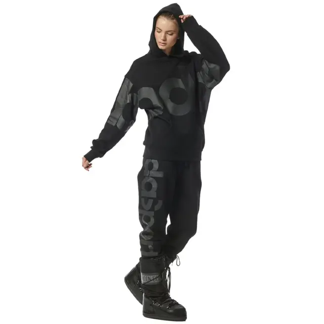 Body Action Oversized Hoodie (061331-1-Black) - Μαύρο - L 2