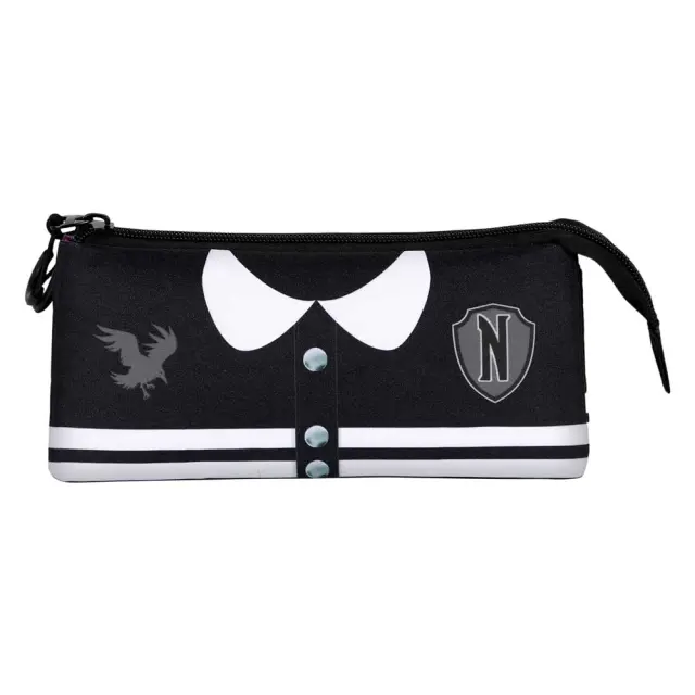 Κασετίνα τριπλή Wednesday Varsity Triple Pencil Case - 3