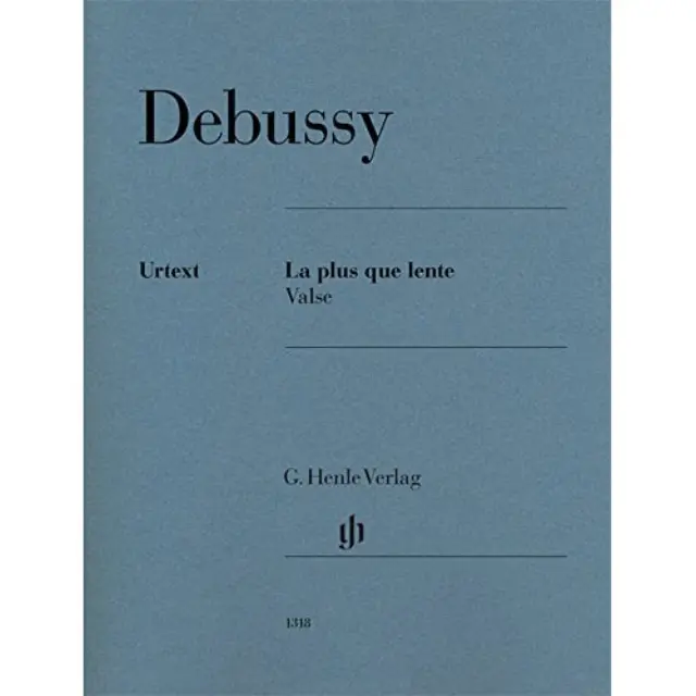 Debussy - La plus que lente / Εκδόσεις Henle Verlag