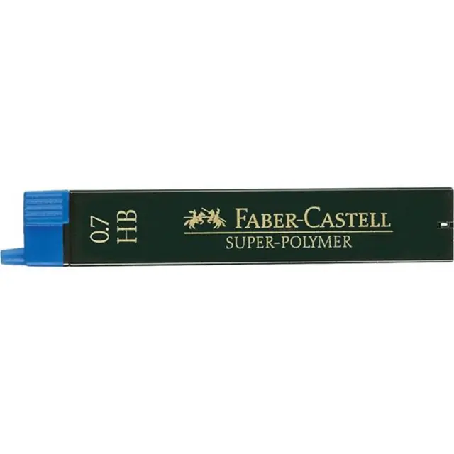 Μύτες για Μηχανικό Μολύβι Faber Castell 0.7mm HB Super Polymer 12Τεμ 120700 (Faber Castell)