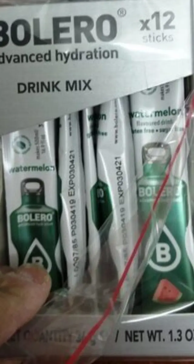 BOLERO Καρπούζι - Χυμός Σε Σκόνη για 0,5LT (Κουτί των 12) x 3gr