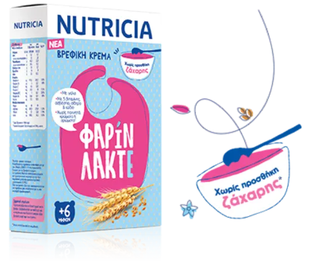 Nutricia | Βρεφική Κρέμα Φαρίν Λακτέ | 250gr 2