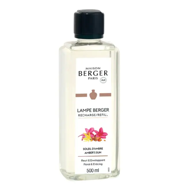 Maison Berger Paris Lampe Berger Refill Υγρό Αναπλήρωσης Καταλυτικής Λάμπας Amber s Sun 500ml