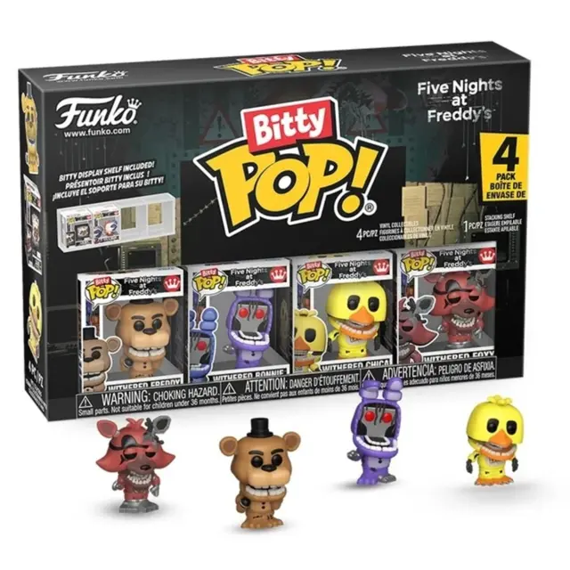 Φιγούρες FIVE NIGHTS AT FREDDY S - Bitty Pop 4 Pack 2.5cm - Withered