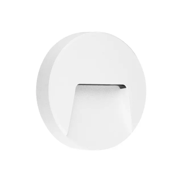 LED WALL ROUND LUMINAIRE WHITE 230V AC IP65 3W 3000K 200LM RA80 / SLIM41W