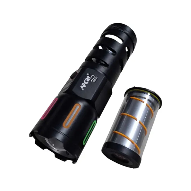 Επαναφορτιζόμενος φακός LED - Dual - 538-TG - 418455 2