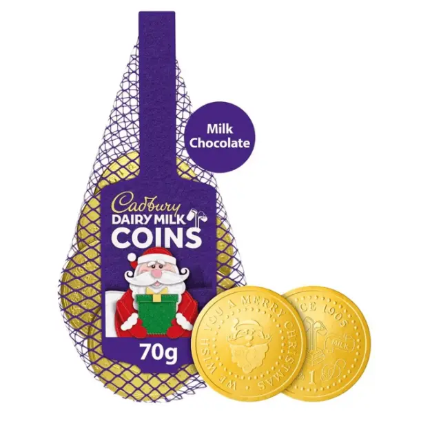 Cadbury Dairy Milk Chocolate Coins 70gr (ΠΡΟΣΟΧΗ! Λιώνει!)