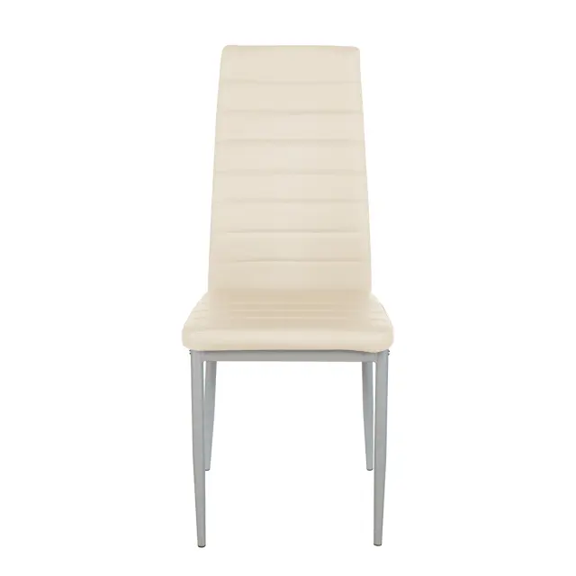 Καρέκλα ROSE Μπεζ PVC 53x39x96cm 2