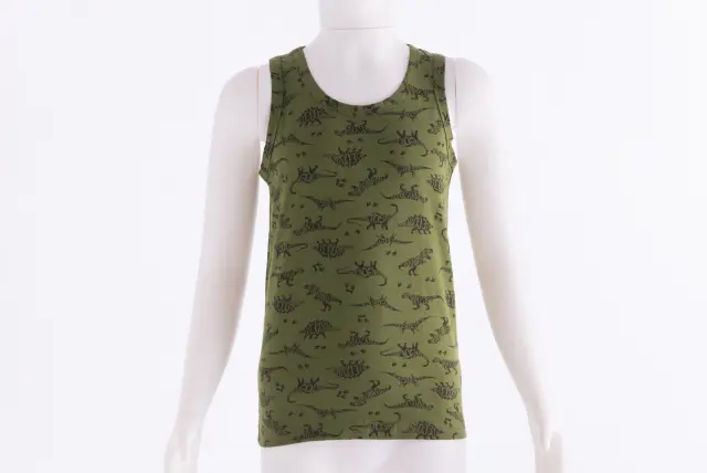 Undershirt Kid Dinosaurs Χακί