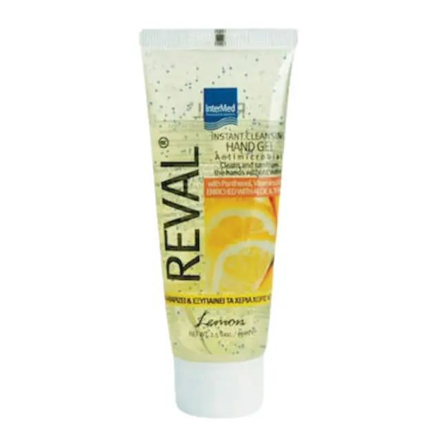 Intermed Reval Plus Antiseptic Hand Gel Lemon 30 ml & Θήκη