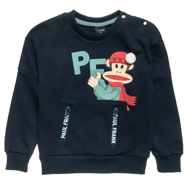 Μπλούζα φούτερ Paul Frank με τύπωμα