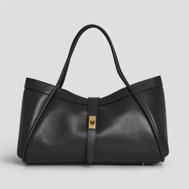 Τσάντα Borsa Mayfair in Pelle Togo Nera MA-DO-NE Μαύρο - ONESIZE