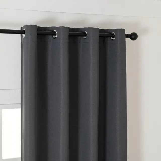 Beauty Home Ύφασμα κουρτίνας με το μέτρο Blackout jacquard σκίασης Glare Art 8444 Φ280 Ανθαρκί 3
