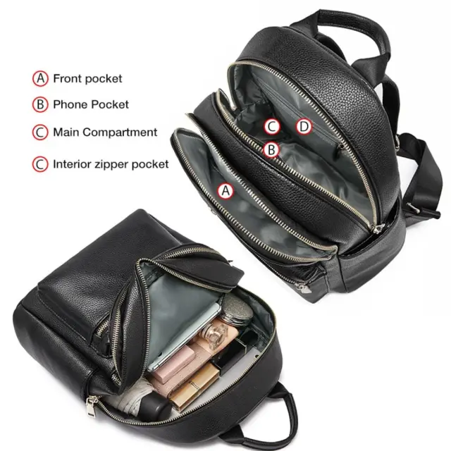 Σακίδιο Πλάτης Foxer 9111059F Μαύρο - One Size 3