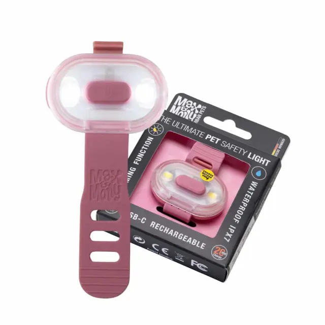 Max & Molly Matrix 2.0 Ultra LED Safety light Rose Ροζ 2