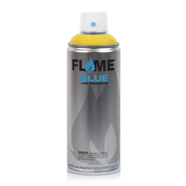 Flame Blue Spray Paint 400ml FB-104 Cadmium Yellow